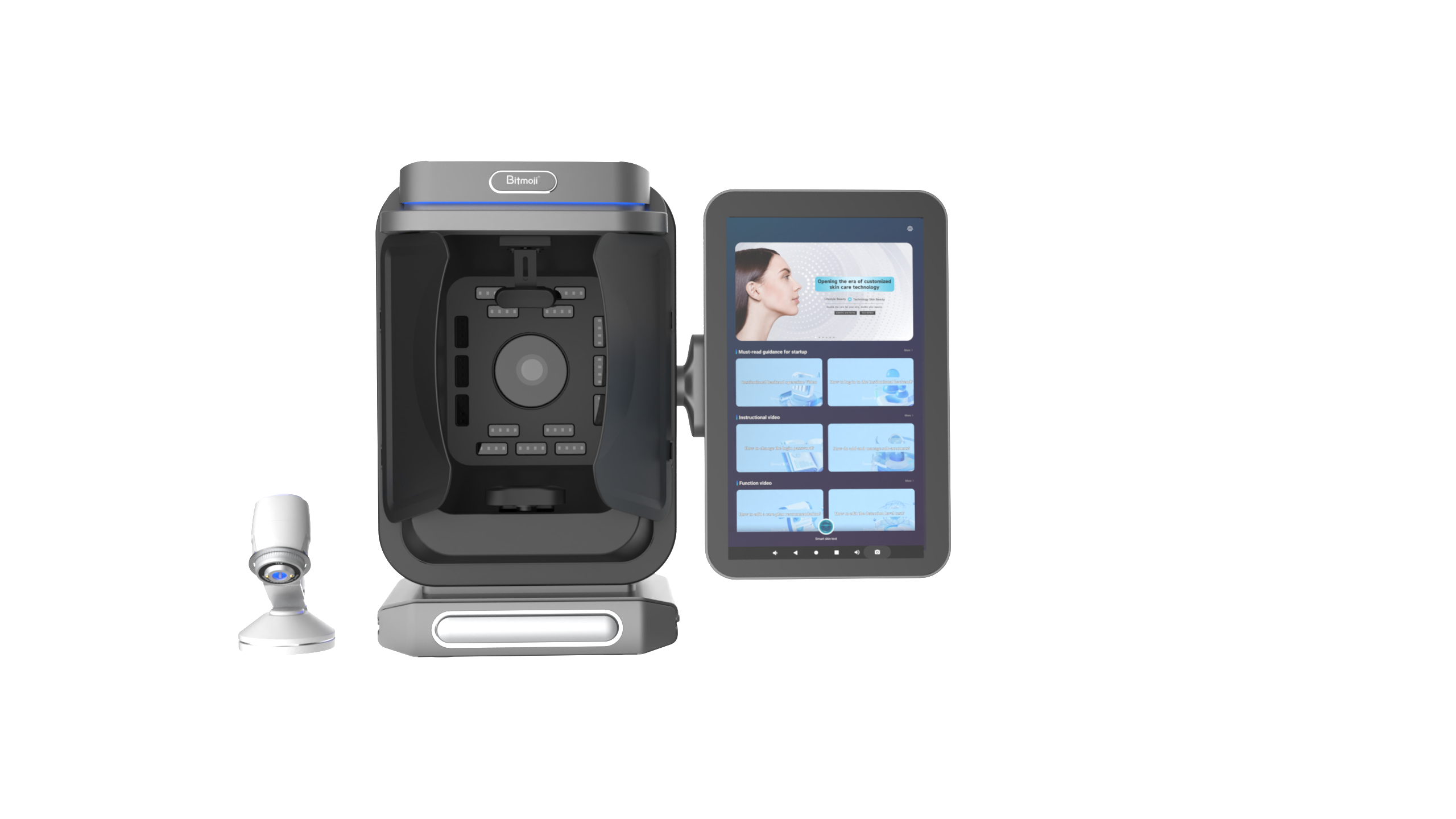 affordable skin analyzer front view