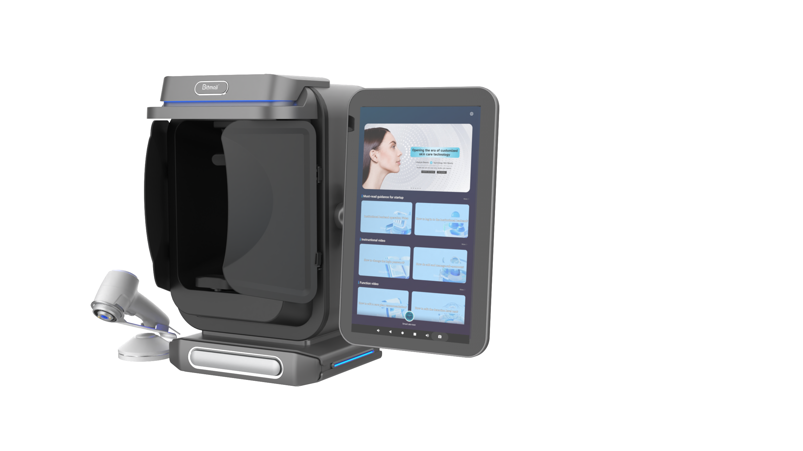 affordable skin analyzer side view