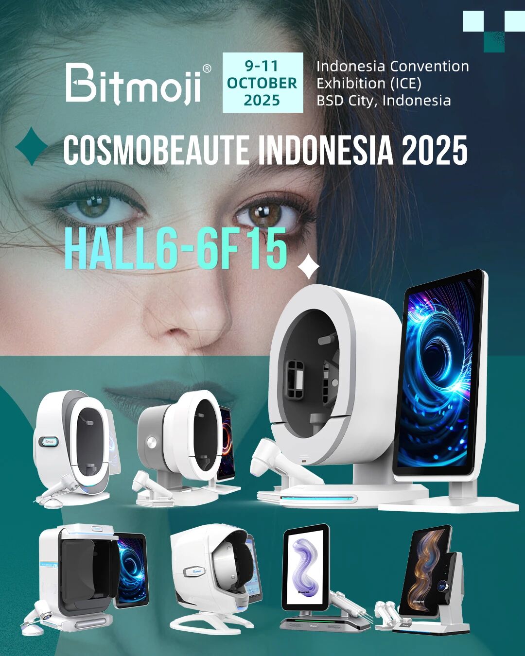 Bitmoji Invites You to Meet at the Indonesia Convention Exhibition！