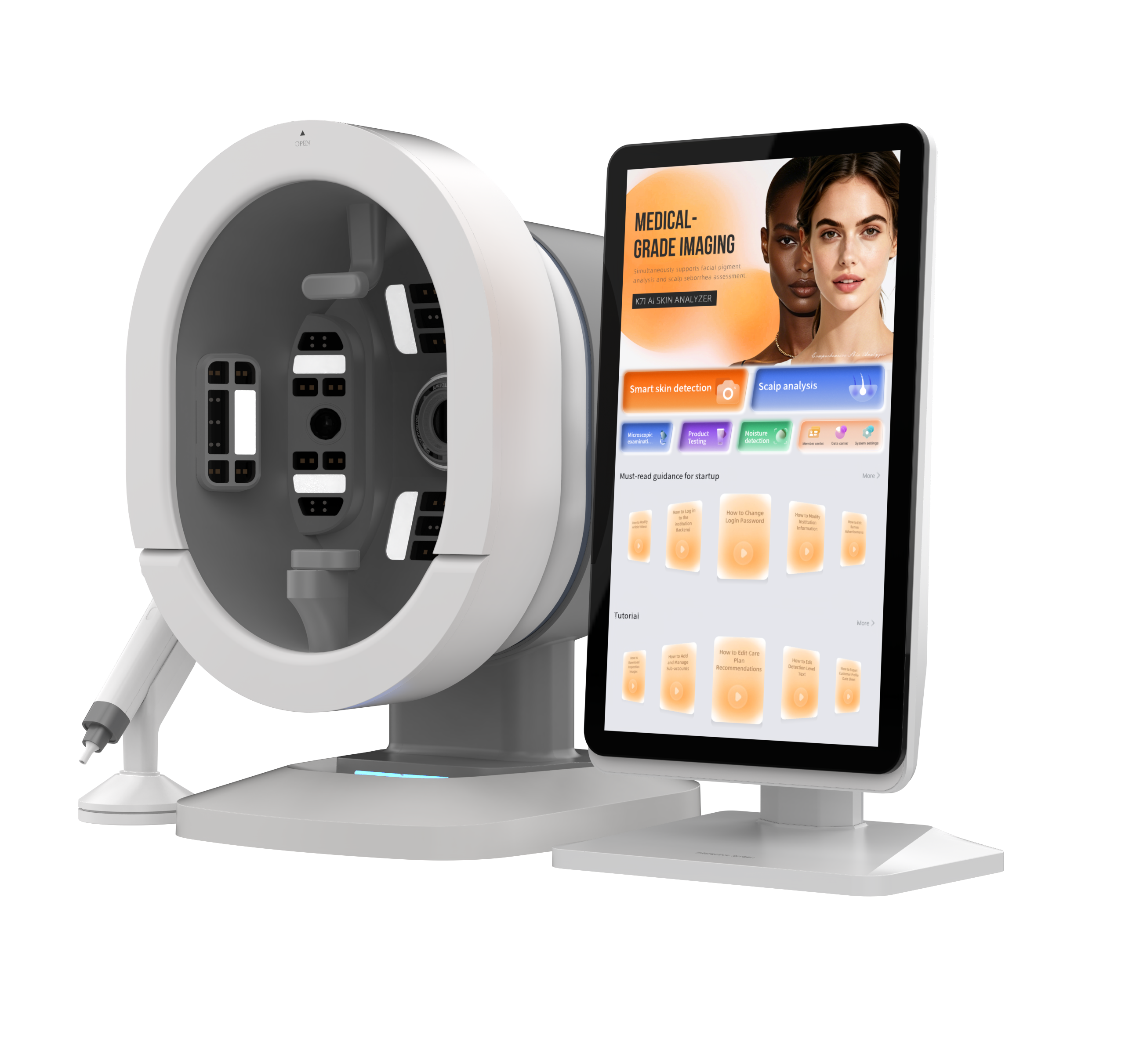 K71 Triple-Camera AI Skin Analyzer